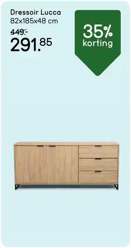 Leen Bakker Dressoir Lucca aanbieding