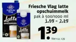 Poiesz Friesche Vlag latte opschuimmelk aanbieding