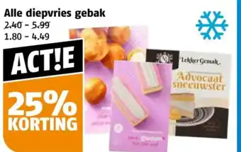 Poiesz Alle diepvries gebak aanbieding