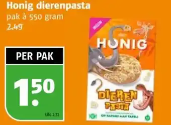 Poiesz Honig dierenpasta aanbieding