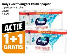 Poiesz Nalys vochtvangers keukenpapier aanbieding