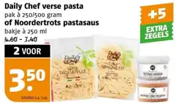 Poiesz Daily Chef verse pasta of Noordertrots pastasaus aanbieding