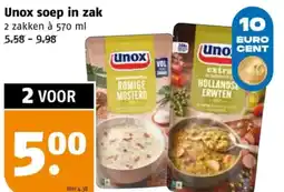 Poiesz Unox soep in zak aanbieding