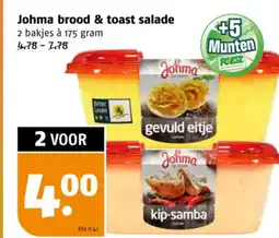 Poiesz Johma brood & toast salade aanbieding