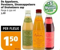 Poiesz De Appelaere, Perelaere, Sinaasappelaere of Druivelaere sap aanbieding