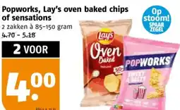 Poiesz Popworks, Lay's oven baked chips of sensations aanbieding