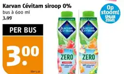 Poiesz Karvan Cévitam siroop 0% aanbieding