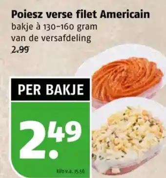 Poiesz Poiesz verse filet Americain aanbieding