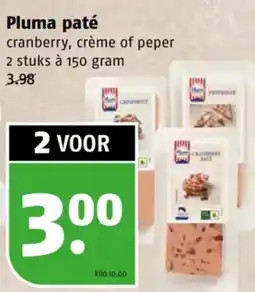 Poiesz Pluma paté aanbieding