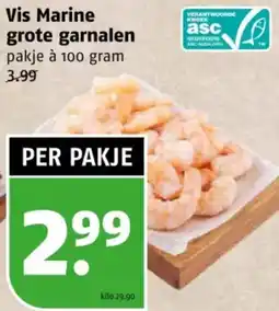 Poiesz Vis Marine grote garnalen aanbieding