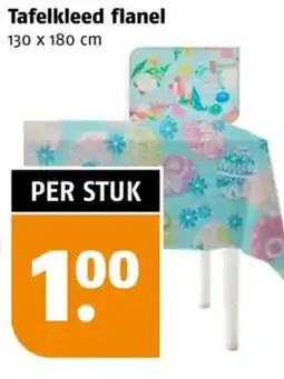 Poiesz Tafelkleed flanel aanbieding