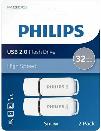 Bol.com Philips Snow Edition USB-stick 32 GB - Duopack aanbieding