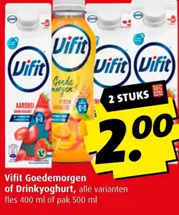 Boni Vifit Difit of Drinkyoghurt aanbieding