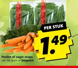 Boni Peulen of sugar snaps  of bospeen aanbieding