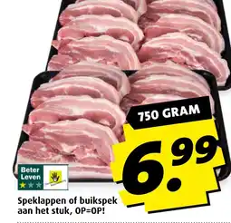 Boni Speklappen of buikspek aan het stuk aanbieding