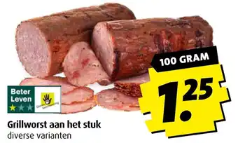 Boni Grillworst aan het stuk aanbieding