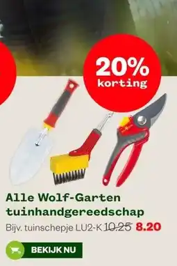 Welkoop Alle Wolf-Garten aanbieding