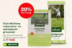 Welkoop Alle Welkoop reparatie- en speelgazon graszaad aanbieding