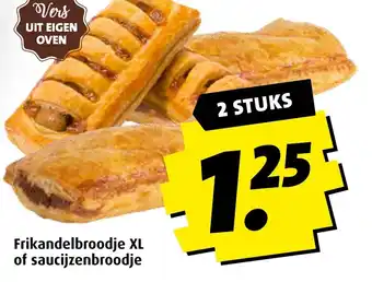 Boni Frikandelbroodje XL of saucijzenbroodje aanbieding