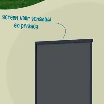 Van der Garde tuinmeubelen Screen voor schaduw en privacy aanbieding