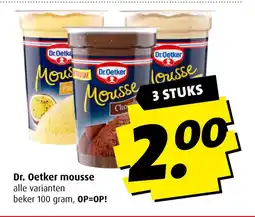 Boni Dr. Oetker mousse aanbieding