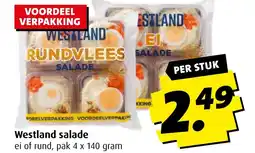 Boni Westland salade aanbieding