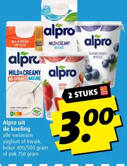 Boni Alpro uit de koeling aanbieding