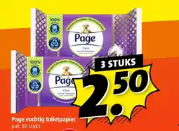 Boni Page vochtig toiletpapier aanbieding