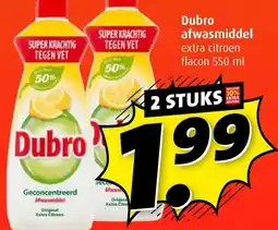 Boni Dubro afwasmiddel aanbieding