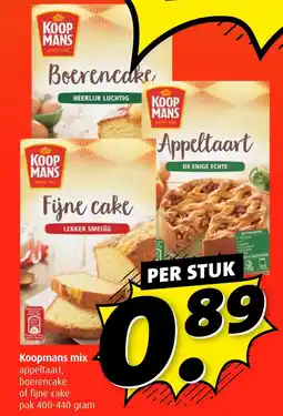 Boni Koopmans mix aanbieding