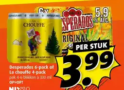 Boni Desperados 6-pack of La chouffe 4 pack aanbieding