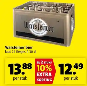 Boni Warsteiner bier aanbieding