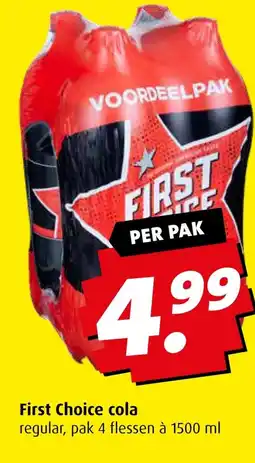 Boni First Choice cola aanbieding