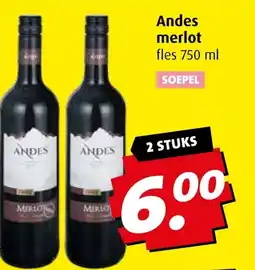 Boni Andes merlot aanbieding