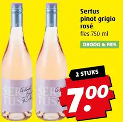 Boni Sertus pinot grigio rosé aanbieding