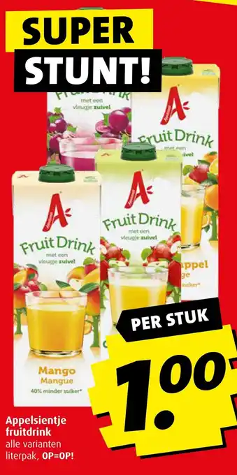 Boni Appelsientje fruitdrink aanbieding