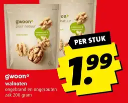 Boni gwoon walnoten aanbieding