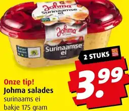 Boni Johma salades aanbieding