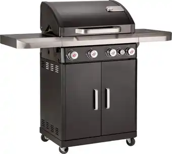 Bol.com Landmann Rexon PTS 4.1 Gasbarbecue - 4 branders - Zwart aanbieding