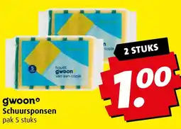 Boni gwoon Schuursponsen aanbieding