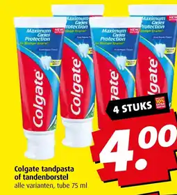 Boni Colgate tandpasta of tandenborstel aanbieding