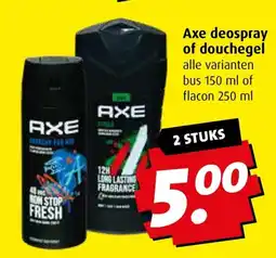 Boni Axe deospray of douchegel aanbieding