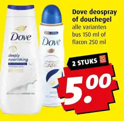 Boni Dove deospray of douchegel aanbieding