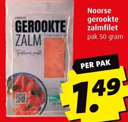 Boni Noorse gerookte zalmfilet aanbieding