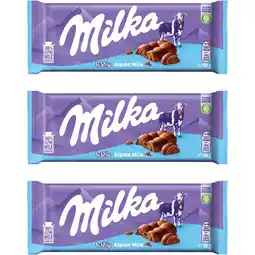 Albert Heijn Milka Bubbly 3-pack aanbieding