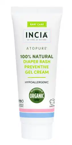 De Online Drogist Incia Baby Care Atopure 100% Natural Diaper Rash Gel Cream aanbieding