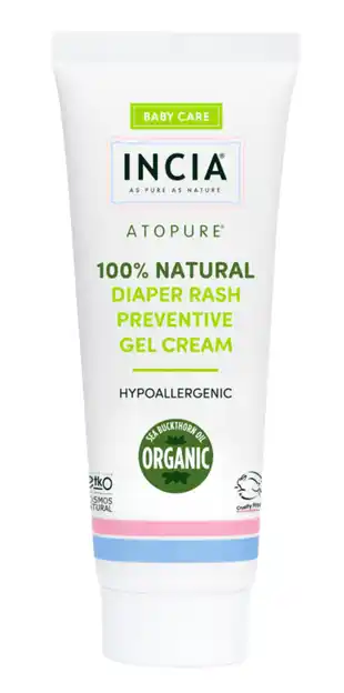 De Online Drogist Incia Baby Care Atopure 100% Natural Diaper Rash Gel Cream aanbieding