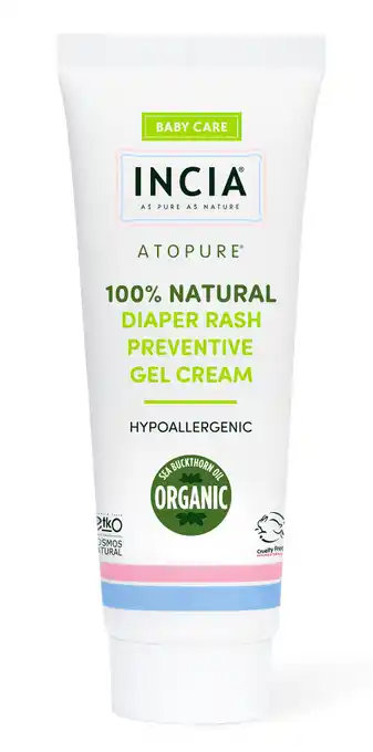 De Online Drogist Incia Baby Care Atopure 100% Natural Diaper Rash Gel Cream aanbieding