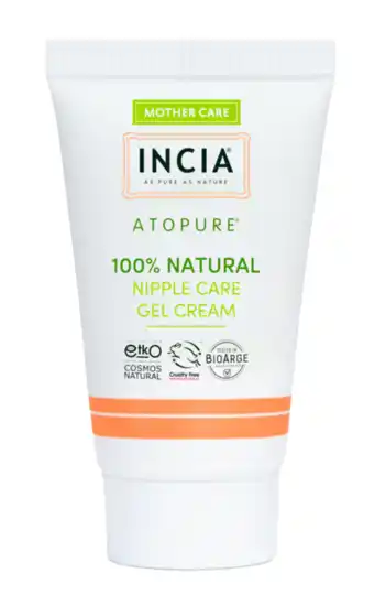 De Online Drogist Incia Baby Care Atopure 100% Natural Nipple Care Gel Cream aanbieding