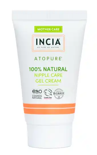 De Online Drogist Incia Baby Care Atopure 100% Natural Nipple Care Gel Cream aanbieding